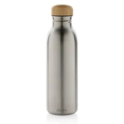 Gift Campaign Borraccia in acciaio inox riciclato con tappo di bambù da 600 ml><noscript><img width=