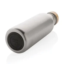 Gift Campaign Borraccia in acciaio inox riciclato con tappo di bambù da 600 ml><noscript><img width=