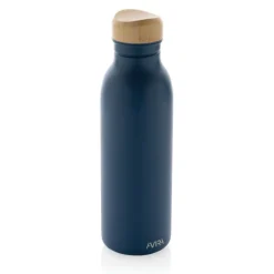 Gift Campaign Borraccia in acciaio inox riciclato con tappo di bambù da 600 ml><noscript><img width=
