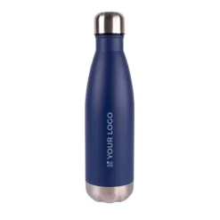 Gift Campaign Borraccia in acciaio inox riciclato con base e tappo argentato 500ml><noscript><img width=