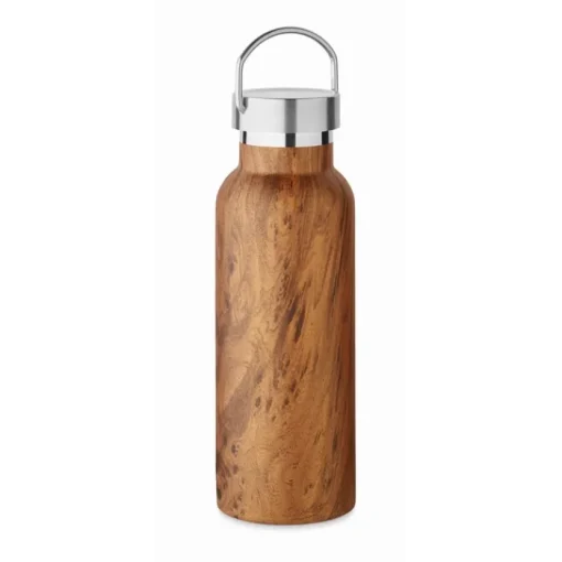 Gift Campaign Borraccia in acciaio riciclato con rivestimento che sembra legno 500 ml> Borracce Termiche|Borracce Di Metallo