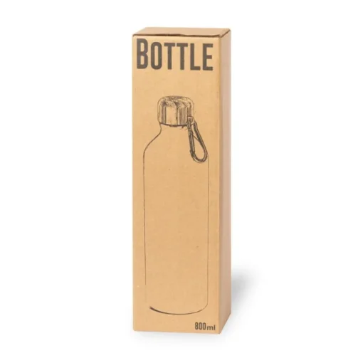 Gift Campaign Borraccia in alluminio con tappo in bambù e moschettone 800ml Helsinki> Borracce Di Metallo