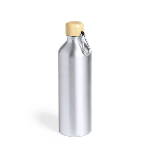 Gift Campaign Borraccia in alluminio con tappo in bambù e moschettone 800ml Helsinki> Borracce Di Metallo
