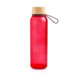 Gift Campaign Borraccia in plastica riciclata finitura opaca e tappo in bambù 500ml></noscript> Borracce In Plastica