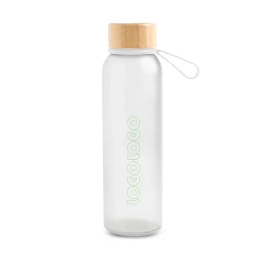 Gift Campaign Borraccia in plastica riciclata finitura opaca e tappo in bambù 500ml> Borracce In Plastica