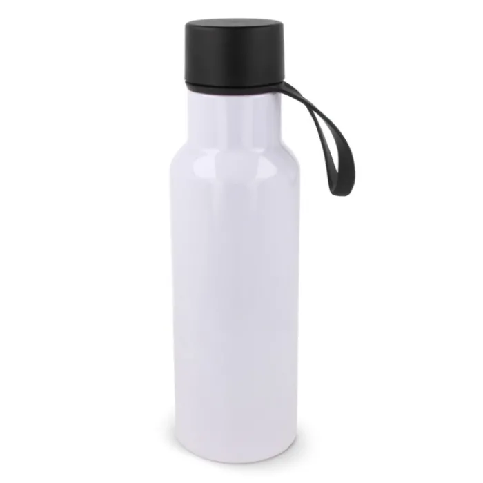 Gift Campaign Borraccia in rPET colorata con laccetto in gomma nero 600ml> Borracce In Plastica