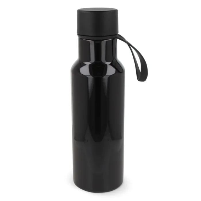 Gift Campaign Borraccia in rPET colorata con laccetto in gomma nero 600ml> Borracce In Plastica