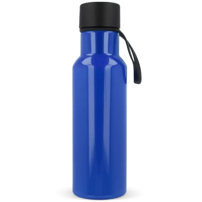 Gift Campaign Borraccia in rPET colorata con laccetto in gomma nero 600ml> Borracce In Plastica