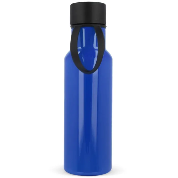 Gift Campaign Borraccia in rPET colorata con laccetto in gomma nero 600ml> Borracce In Plastica