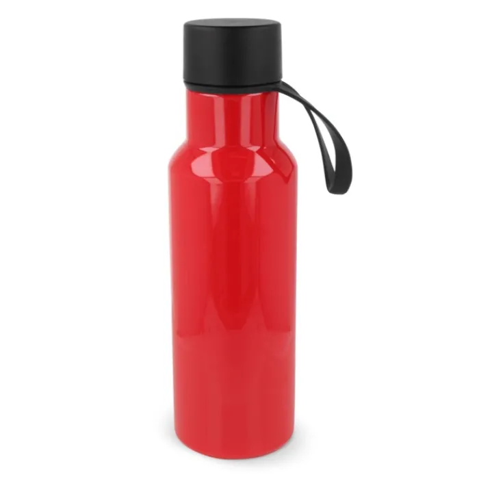 Gift Campaign Borraccia in rPET colorata con laccetto in gomma nero 600ml> Borracce In Plastica