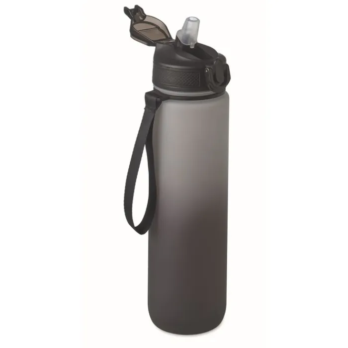 Gift Campaign Borraccia in rPET con beccuccio e orario di consumo dell'acqua 1l> Borracce In Plastica