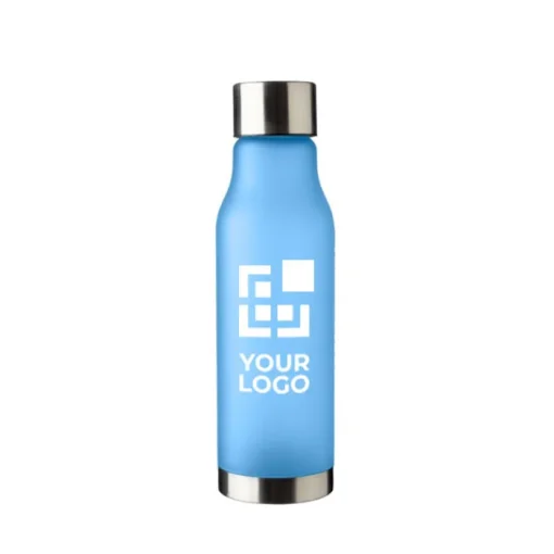 Gift Campaign Borraccia in rPET smerigliato con tappo e base in acciaio 600ml> Borracce In Plastica
