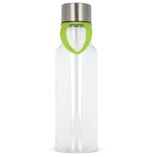 Gift Campaign Borraccia in rPET trasparente con laccetto in gomma colorato 600ml> Borracce In Plastica