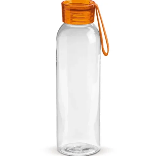 Gift Campaign Borraccia in tritan trasparente con tappo e laccetto colorato 600ml> Borracce In Plastica