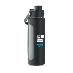 Gift Campaign Borraccia in vetro borosilicato con custodia in silicone nera 750 ml></noscript> Borracce In Vetro