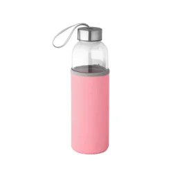 Gift Campaign Borraccia in vetro con tappo in acciaio inox e custodia colorata 520ml></noscript> Borracce In Vetro