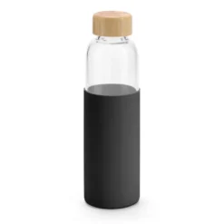 Gift Campaign Borraccia in vetro con tappo in bambù e custodia in silicone 600ml> Borracce In Vetro