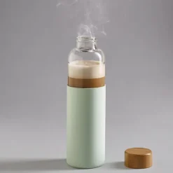 Gift Campaign Borraccia in vetro con tappo in bambù e custodia in silicone 600ml></noscript> Borracce In Vetro