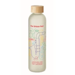 Gift Campaign Borraccia in vetro da sublimare con tappo in bambù da 650 ml></noscript> Borracce In Vetro