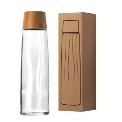 Gift Campaign Borraccia in vetro sostenibile premium con tappo in bambù da 750ml><noscript><img width=