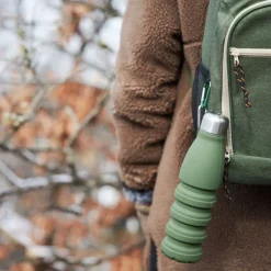 Gift Campaign Borraccia pieghevole di silicone senza BPA con moschettone da 550ml></noscript> Borracce In Plastica