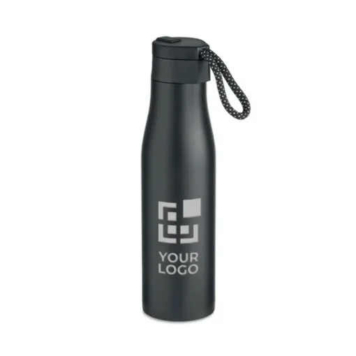 Gift Campaign Borraccia promozionale con tappo magnetico da 600ml Inox Magnet> Gadget Palestra|Borracce Termiche