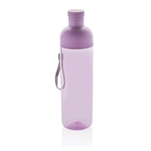 Gift Campaign Borraccia satinata in rPET con laccetto nel tappo da 600 ml> Borracce In Plastica