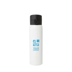 Gift Campaign Borraccia termica in acciaio inox riciclato con tappo a pulsante 450ml></noscript> Thermos Personalizzati