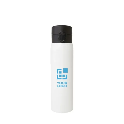 Gift Campaign Borraccia termica in acciaio inox riciclato con tappo a pulsante 450ml> Thermos Personalizzati