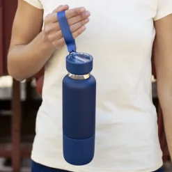 Gift Campaign Borraccia termica in acciaio inox 500ml con bicchiere 300ml e manico><noscript><img width=