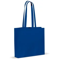 Gift Campaign Borsa colorata di cotone 140 g/m2 OEKO-TEX con soffietto></noscript> Shopper In Cotone Personalizzate