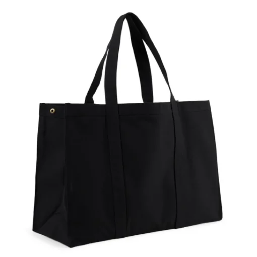 Gift Campaign Borsa con soffietto e tasca interna in tela riciclata da 400 g/m2> Borse Di Tela Personalizzate