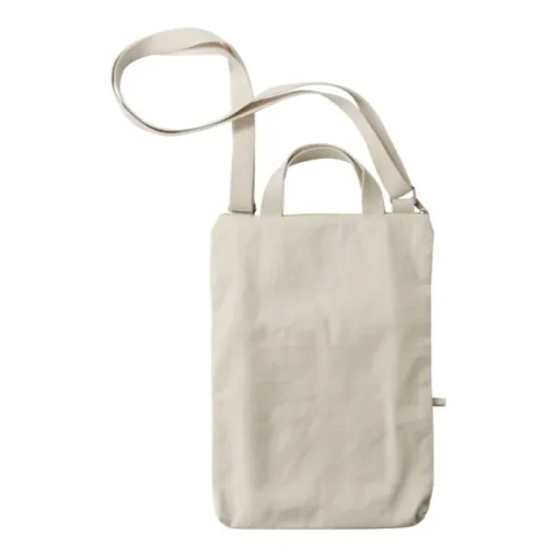 Gift Campaign Borsa con tasca frontale e tracolla in cotone da 340 g/m2> Shopper In Cotone Personalizzate