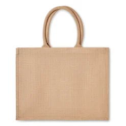 Gift Campaign Borsa da mare personalizzata con manici corti di cotone Juta Shop> Borse In Juta|Borse Di Tela Personalizzate