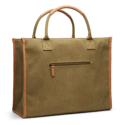 Gift Campaign Borsa da ufficio in canvas riciclato RCS con tasca per pc> Borse Di Tela Personalizzate