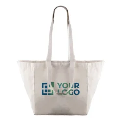 Gift Campaign Borsa dai doppi manici realizzata in canvas da 220 g/m2></noscript> Shopper In Cotone Personalizzate