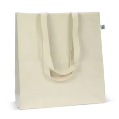 Gift Campaign Borsa di cotone Fairtrade da 140 g/m2 che supporta un peso max di 10kg></noscript> Shopper In Cotone Personalizzate