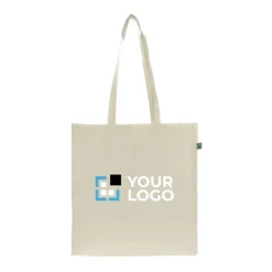 Gift Campaign Borsa di cotone Fairtrade da 140 g/m2 che supporta un peso max di 10kg></noscript> Shopper In Cotone Personalizzate