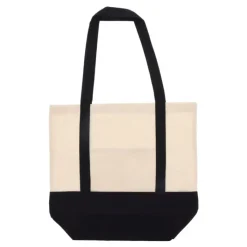 Gift Campaign Borsa di cotone OEKO-TEX con base e manici colorati da 180 g/m2></noscript> Shopper In Cotone Personalizzate