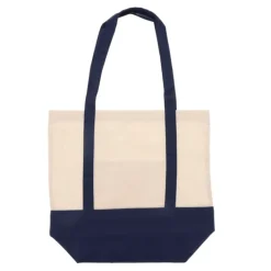 Gift Campaign Borsa di cotone OEKO-TEX con base e manici colorati da 180 g/m2></noscript> Shopper In Cotone Personalizzate