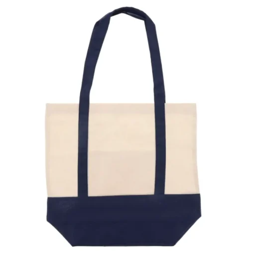 Gift Campaign Borsa di cotone OEKO-TEX con base e manici colorati da 180 g/m2> Shopper In Cotone Personalizzate