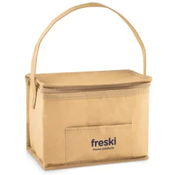 Gift Campaign Borsa frigo con logo 6 lattine manico lungo e tasca frontale Kraft></noscript> Borse Termiche