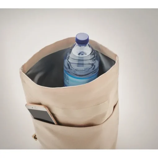 Gift Campaign Borsa frigo personalizzata cotone riciclato chiusura a gancio RollTop> Borse Termiche