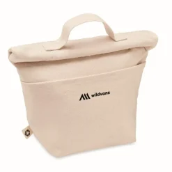 Gift Campaign Borsa frigo personalizzata cotone riciclato chiusura a gancio RollTop></noscript> Borse Termiche