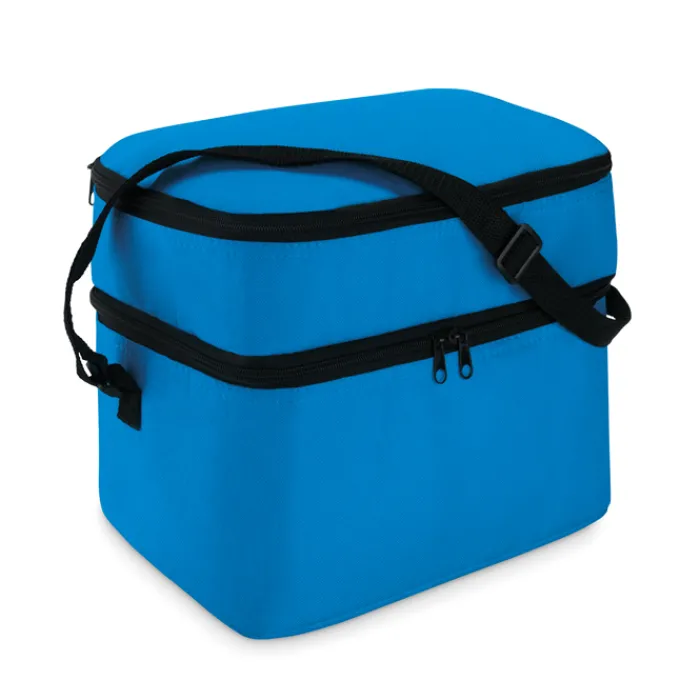 Gift Campaign Borsa frigo personalizzata doppio scomparto zip e tracolla Freeze> Borse Termiche