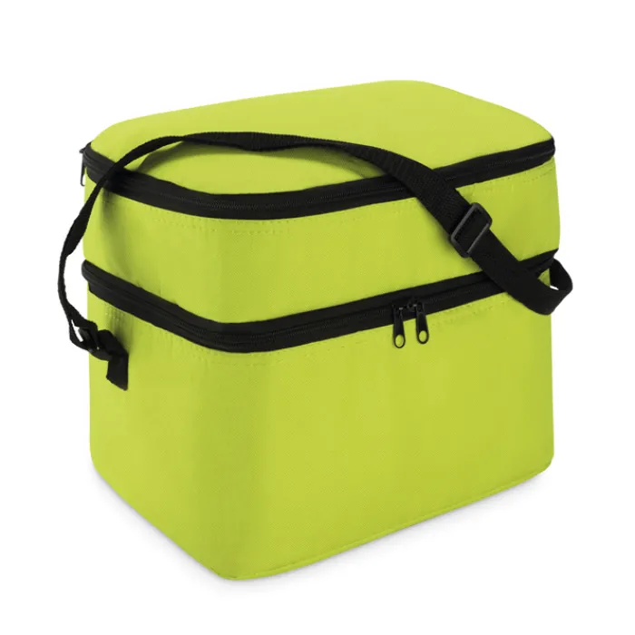 Gift Campaign Borsa frigo personalizzata doppio scomparto zip e tracolla Freeze> Borse Termiche