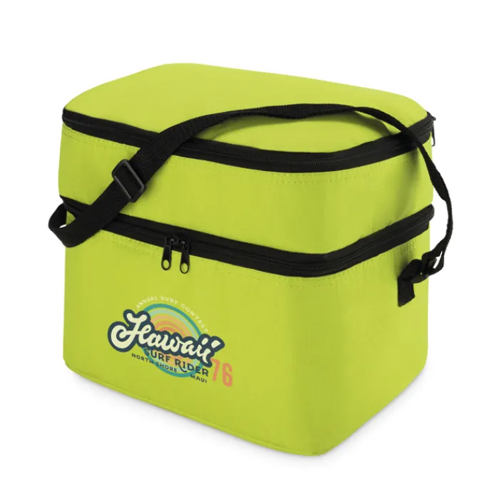 Gift Campaign Borsa frigo personalizzata doppio scomparto zip e tracolla Freeze> Borse Termiche