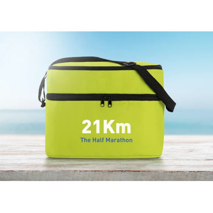 Gift Campaign Borsa frigo personalizzata doppio scomparto zip e tracolla Freeze> Borse Termiche