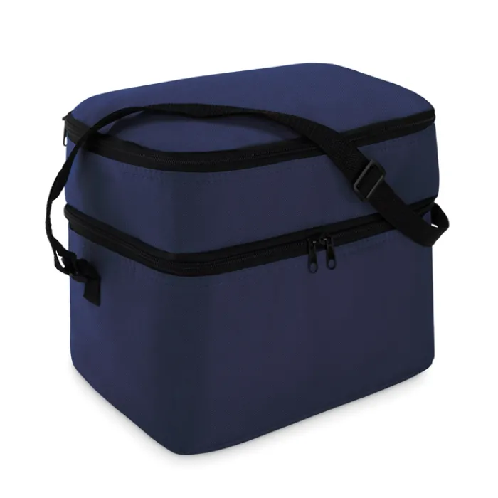 Gift Campaign Borsa frigo personalizzata doppio scomparto zip e tracolla Freeze> Borse Termiche