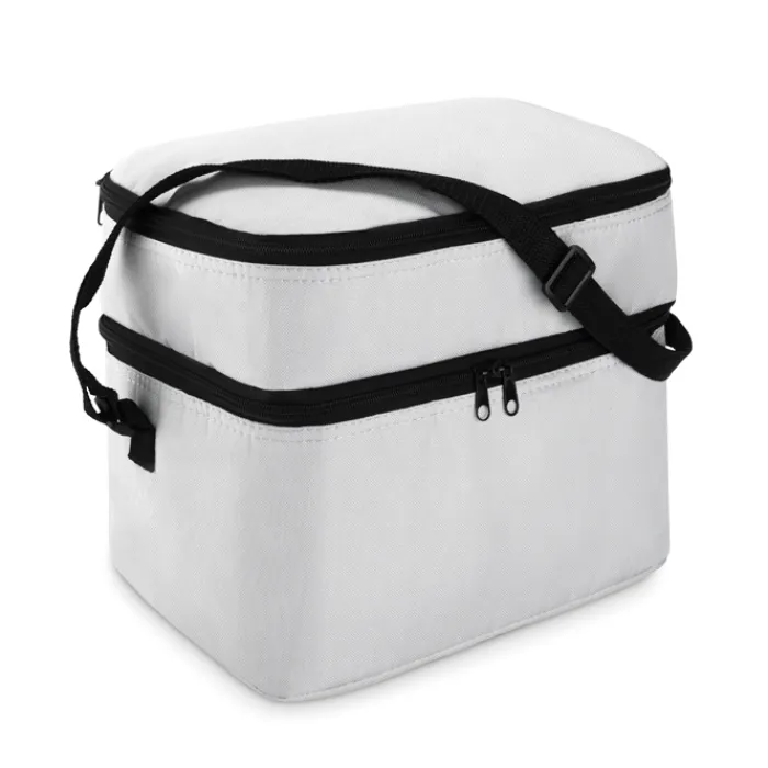 Gift Campaign Borsa frigo personalizzata doppio scomparto zip e tracolla Freeze> Borse Termiche